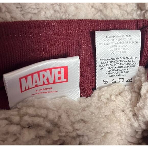 Marvel Spiderman Boys Coat 3T Hoodie Jacket Red Zip Plush Fleece Faux Fur $50 - Picture 12 of 16